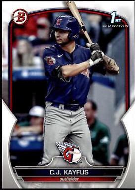 C. J. Kayfus #BD-101 Baseball Cards 2023 Bowman Draft