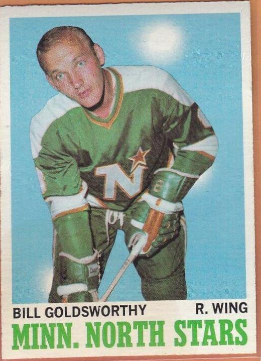 Bill Goldsworthy #46 Hockey Cards 1970 Topps