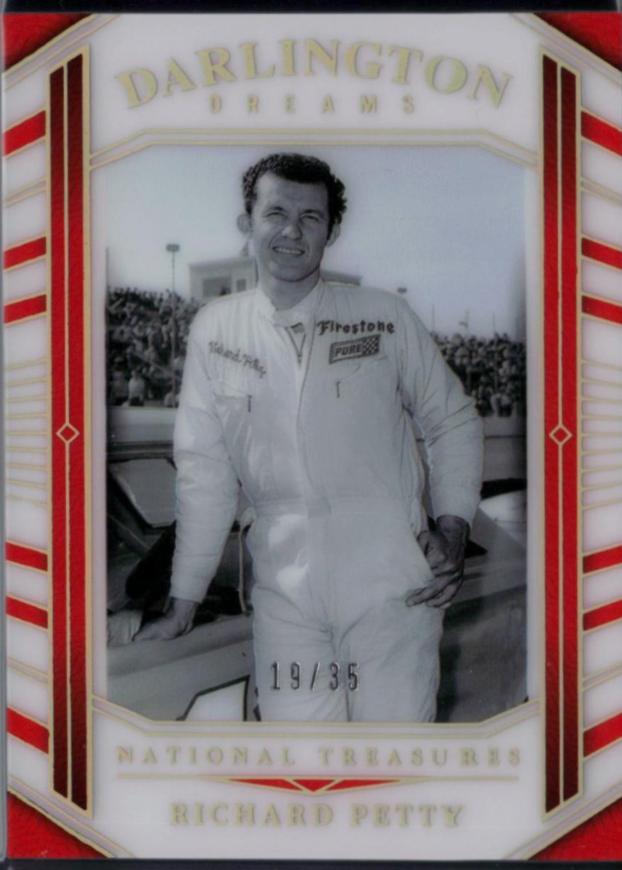 Richard Petty #12 Racing Cards 2024 Panini National Treasures NASCAR Darlington Dreams