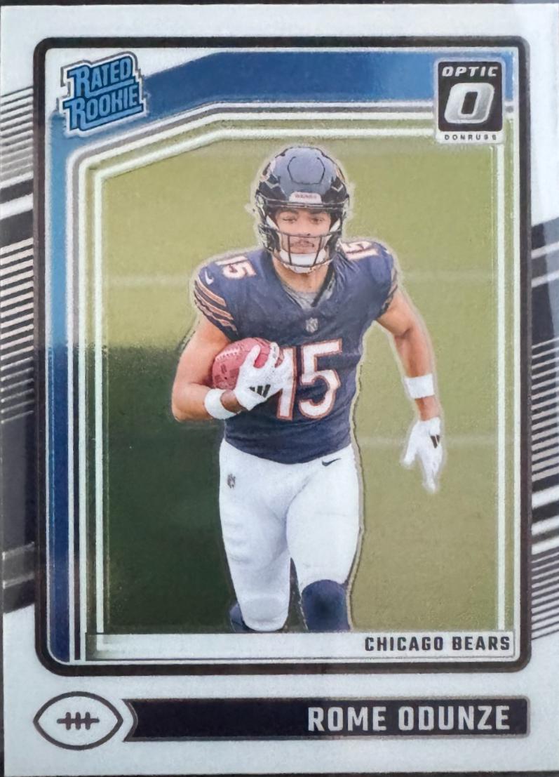 Rome Odunze #286 Football Cards 2024 Panini Donruss Optic