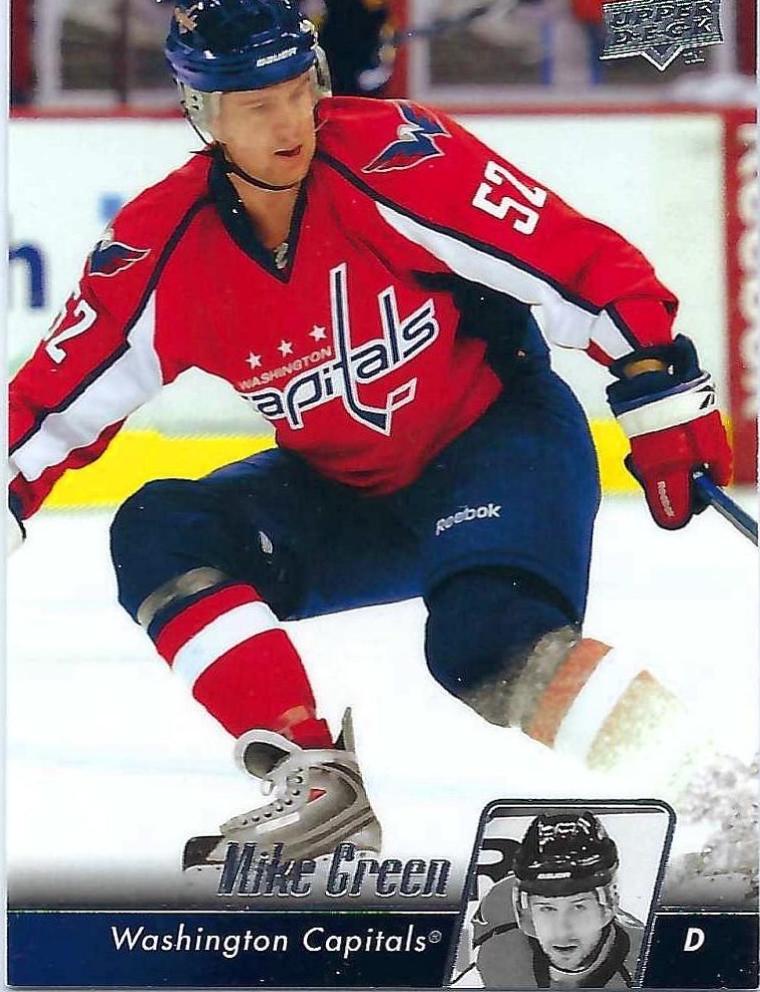 Mike Green #2 Hockey Cards 2010 Upper Deck