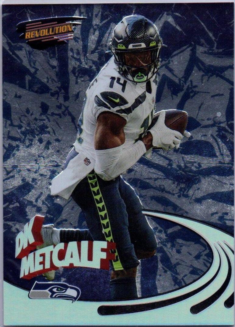 DK Metcalf #PR-19 Football Cards 2022 Panini Zenith Pacific Revolution