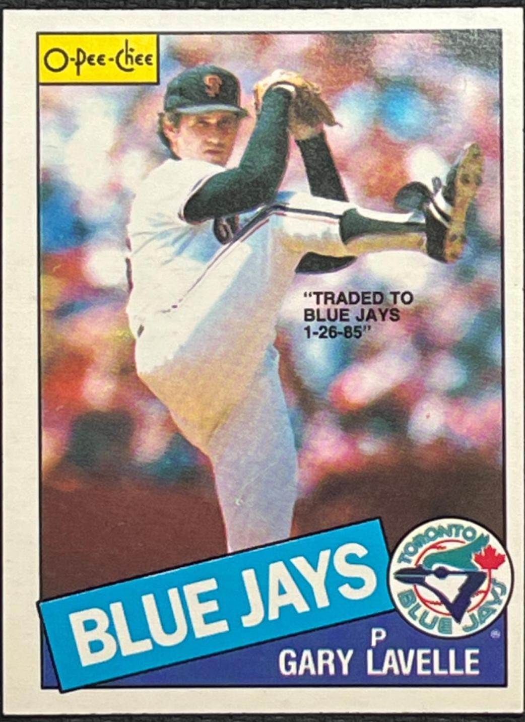 Gary Lavelle #2 Baseball Cards 1985 O Pee Chee