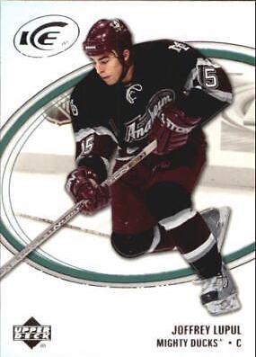 Joffrey Lupul #1 Hockey Cards 2005 Upper Deck Ice