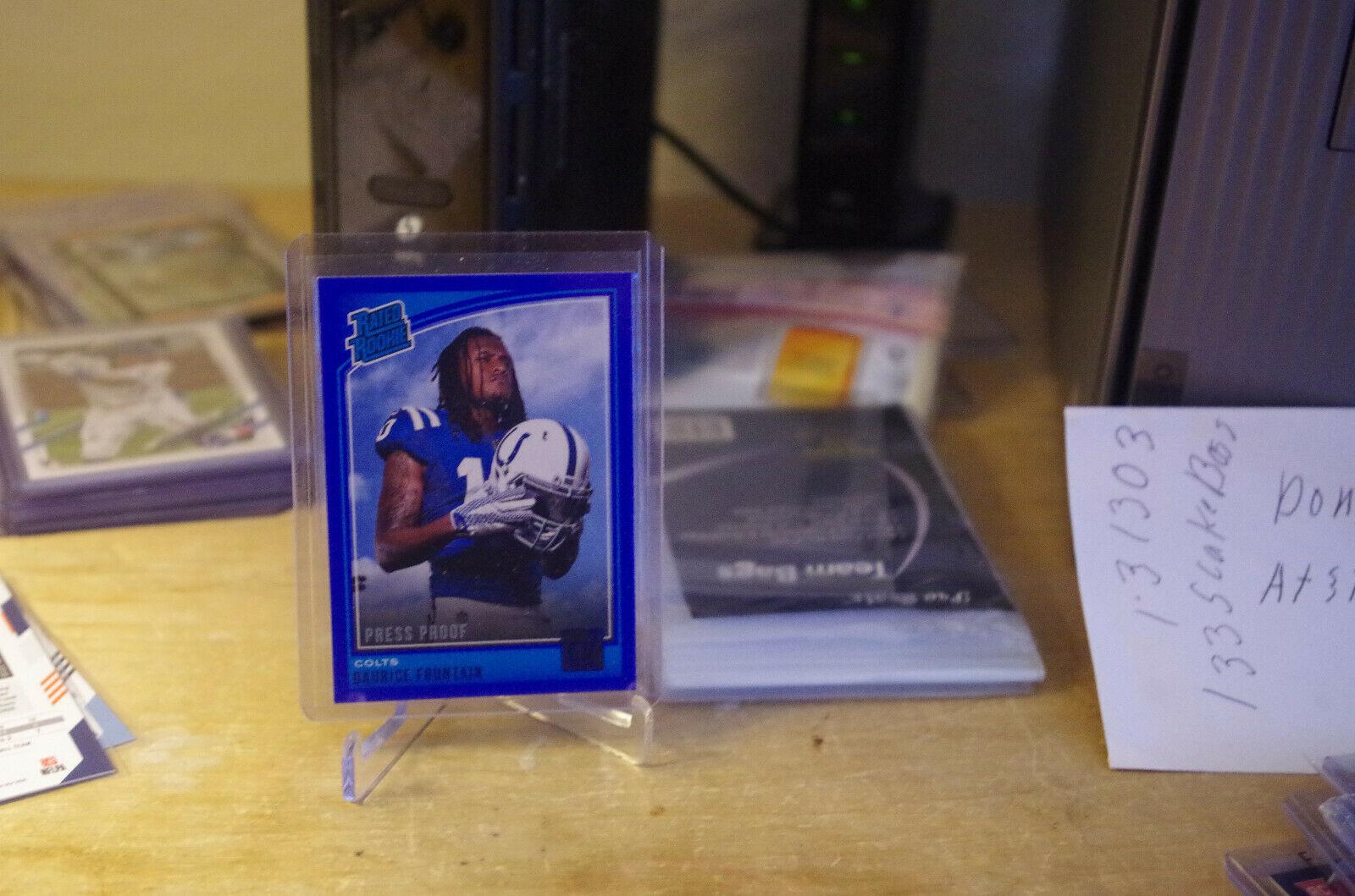 Daurice Fountain #333 Football Cards 2018 Donruss