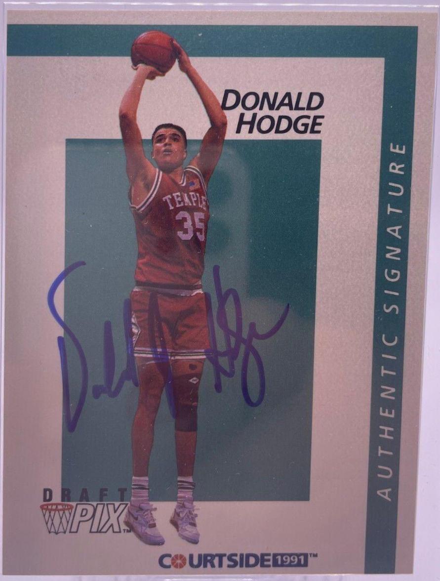 Donald Hodge #26 1991 Courtside Basketball