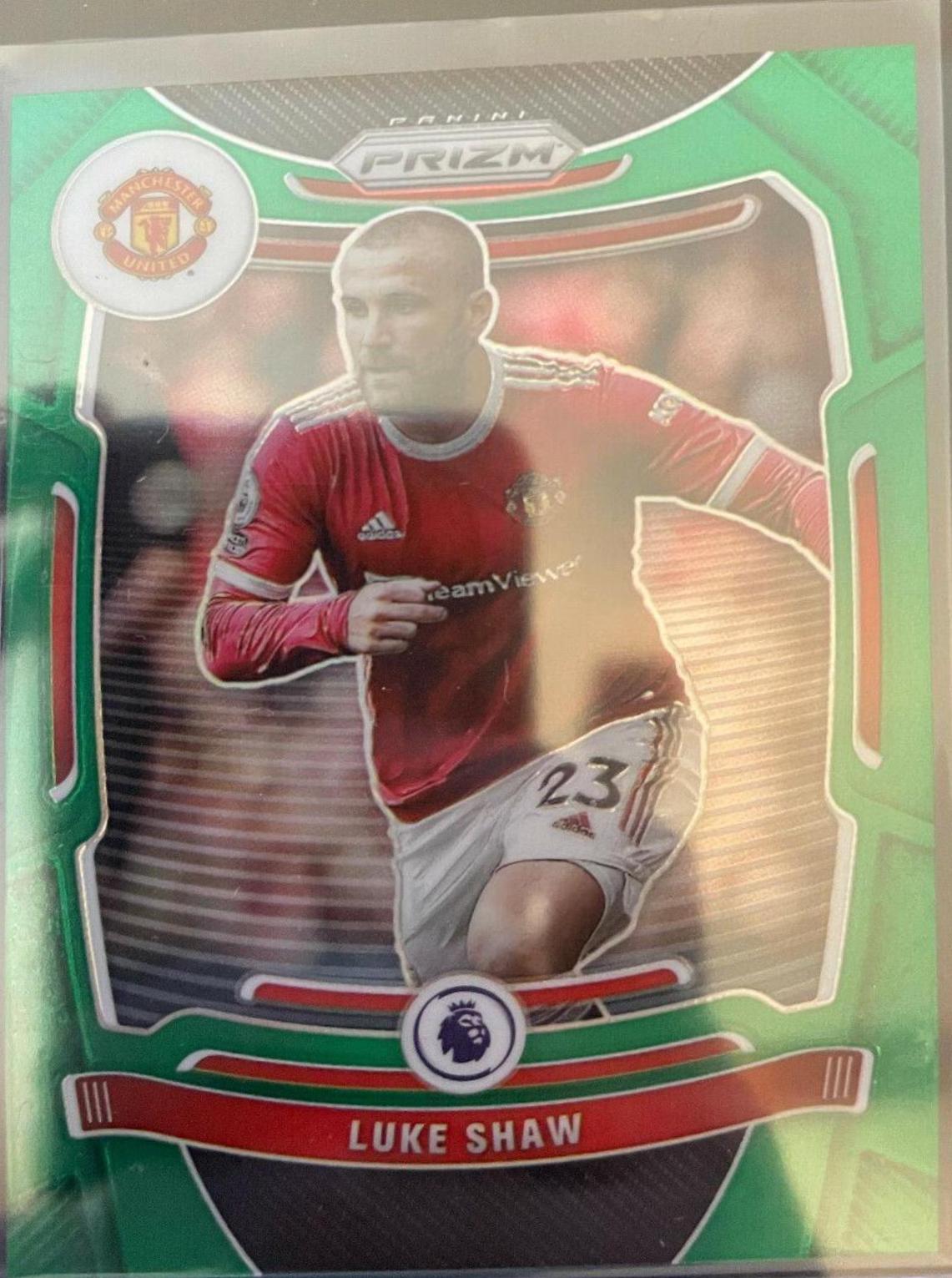 Luke Shaw #274 Soccer Cards 2021 Panini Prizm Premier League
