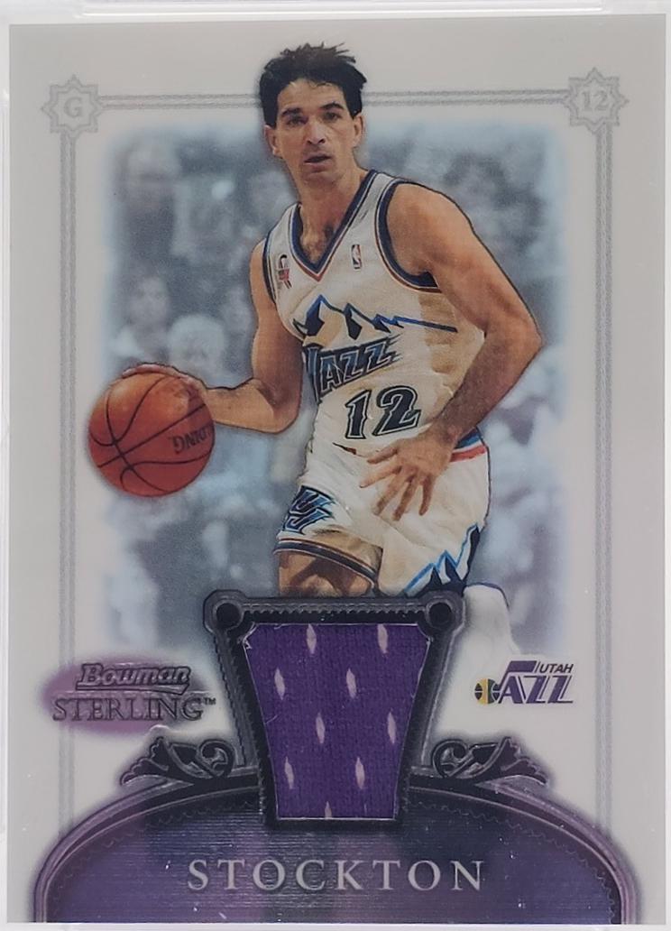 John Stockton #30 2006-07 Bowman Sterling Basketball