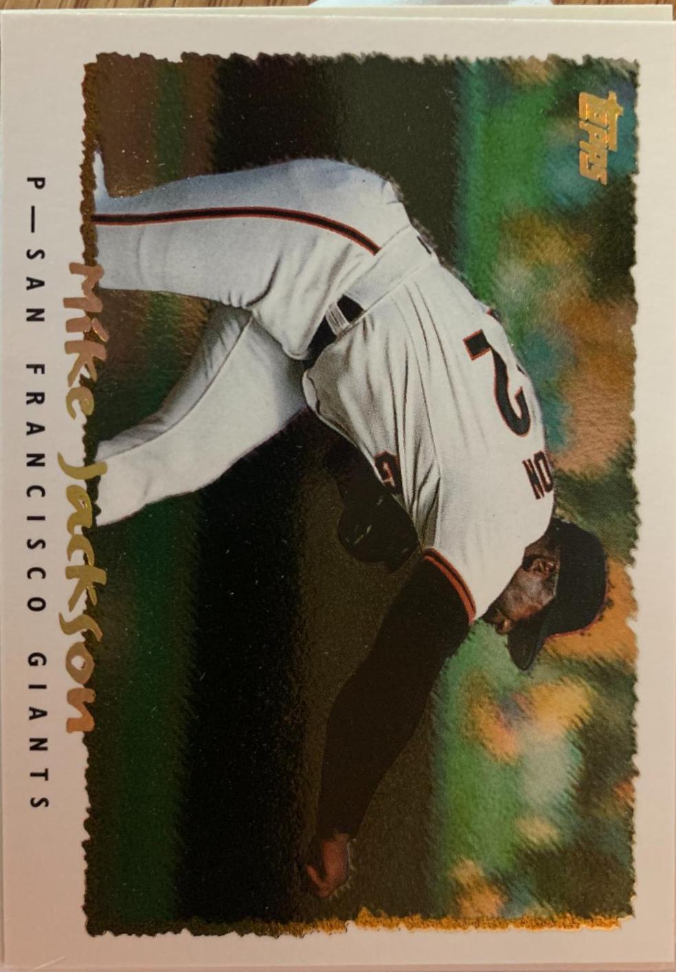Mike Jackson #181 Baseball Cards 1995 Topps Cyberstats
