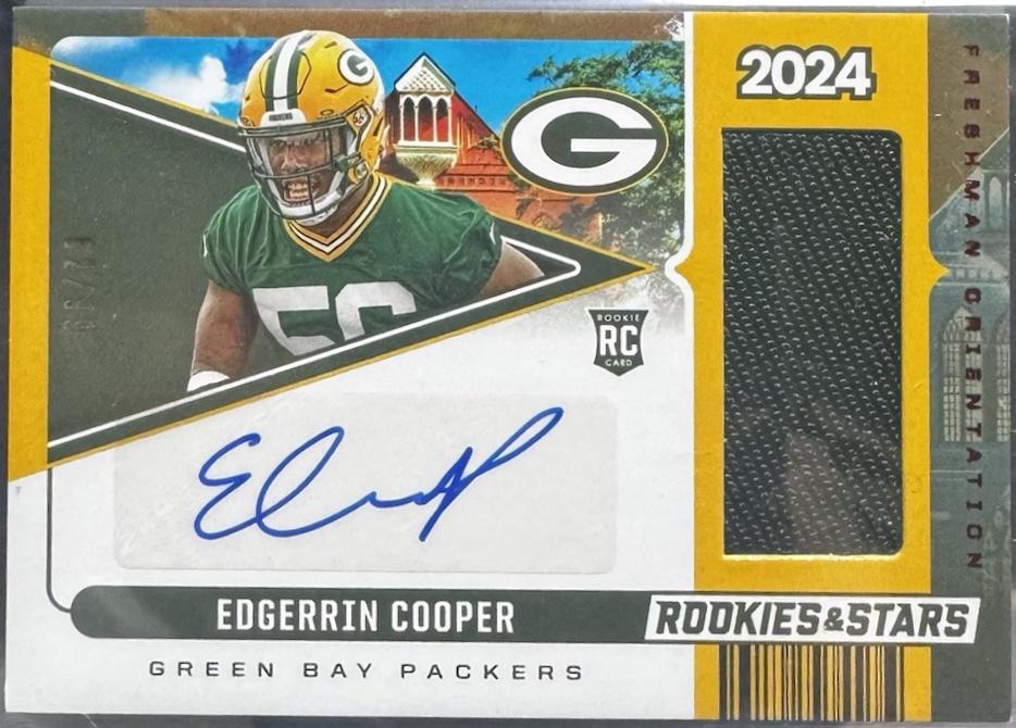 Edgerrin Cooper #FO-ECR Football Cards 2024 Panini Rookies & Stars Freshman Orientation
