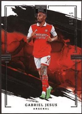 Gabriel Jesus #15 Soccer Cards 2022 Panini Impeccable Premier League
