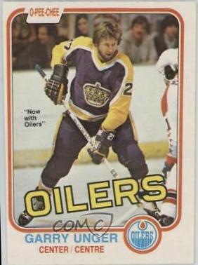 Garry Unger #123 Hockey Cards 1981 O-Pee-Chee