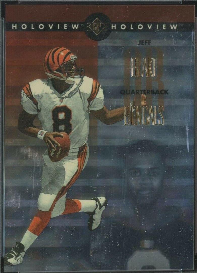 Jeff Blake #12 Football Cards 1996 SP Holoview