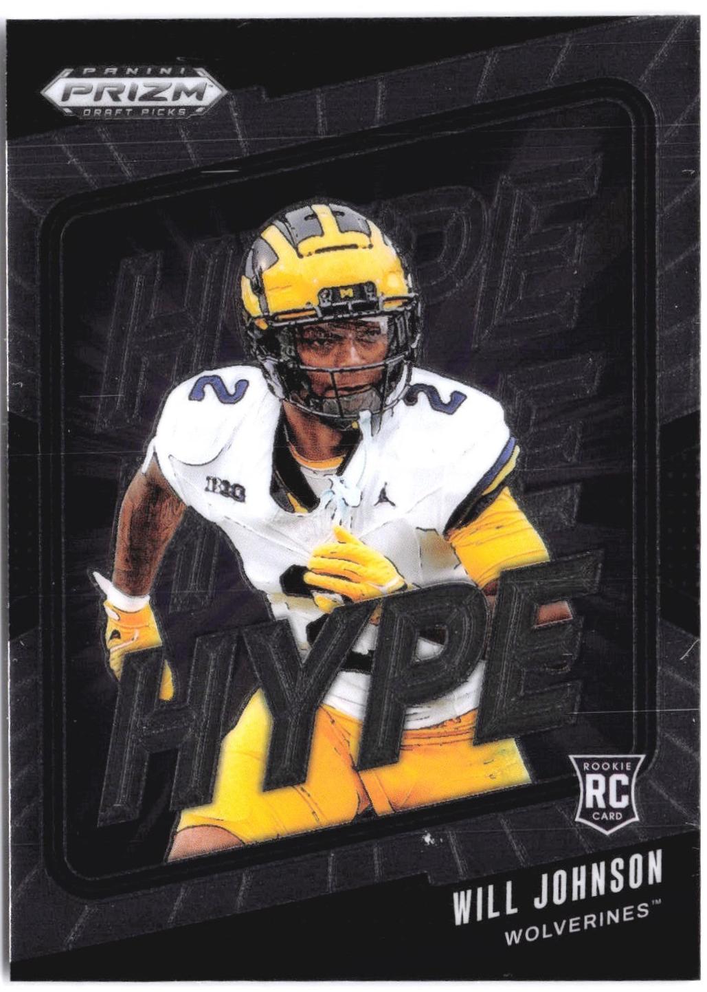 Will Johnson #12 2025 Panini Prizm Draft Picks Football Hype