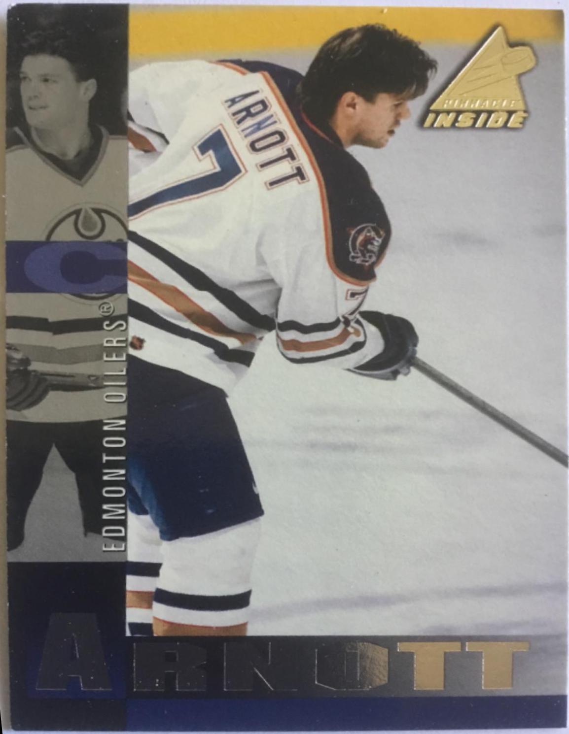 Jason Arnott #55 Hockey Cards 1997 Pinnacle Inside