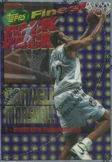 Donyell Marshall #RP6 Basketball Cards 1994 Finest Rack Pack