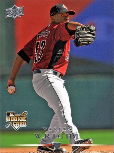 Wesley Wright #728 Baseball Cards 2008 Upper Deck