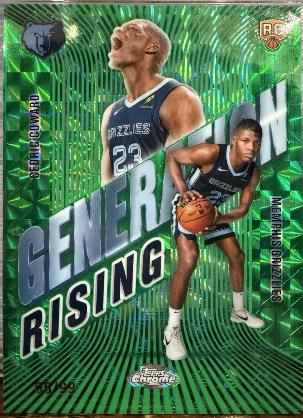 Cedric Coward [Refractor Green Geometric] #GR-19