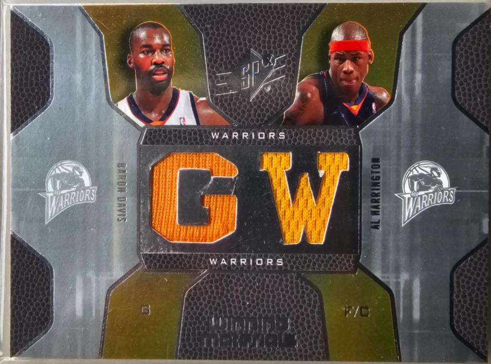 Baron Davis/ Al Harrington #WMC-DH Basketball Cards 2008 SPx Winning Materials Combos
