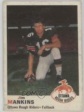 Jim Mankins #42 Football Cards 1970 O Pee Chee CFL
