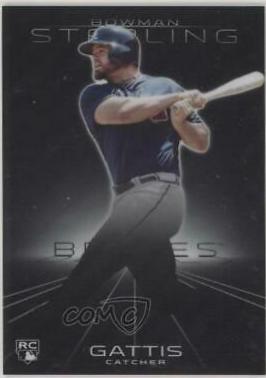 Evan Gattis #18 Baseball Cards 2013 Bowman Sterling