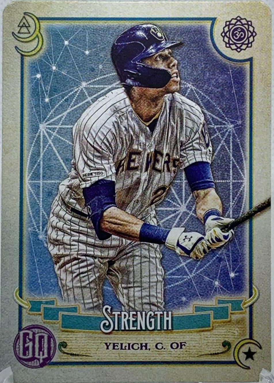 Christian Yelich #10 Baseball Cards 2020 Topps Gypsy Queen Tarot of the Diamond
