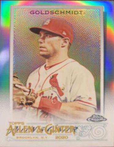 Paul Goldschmidt #3 Baseball Cards 2020 Topps Allen & Ginter Chrome