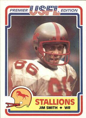 Jim Smith #15 Football Cards 1984 Topps USFL