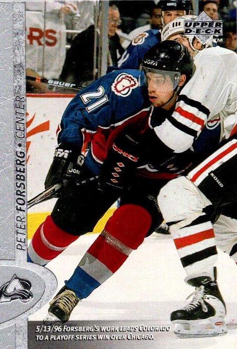 Peter Forsberg #239 1996-97 Upper Deck Hockey
