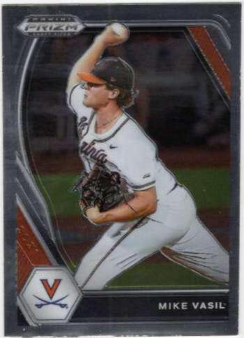 Mike Vasil #199 Baseball Cards 2021 Panini Prizm Draft Picks