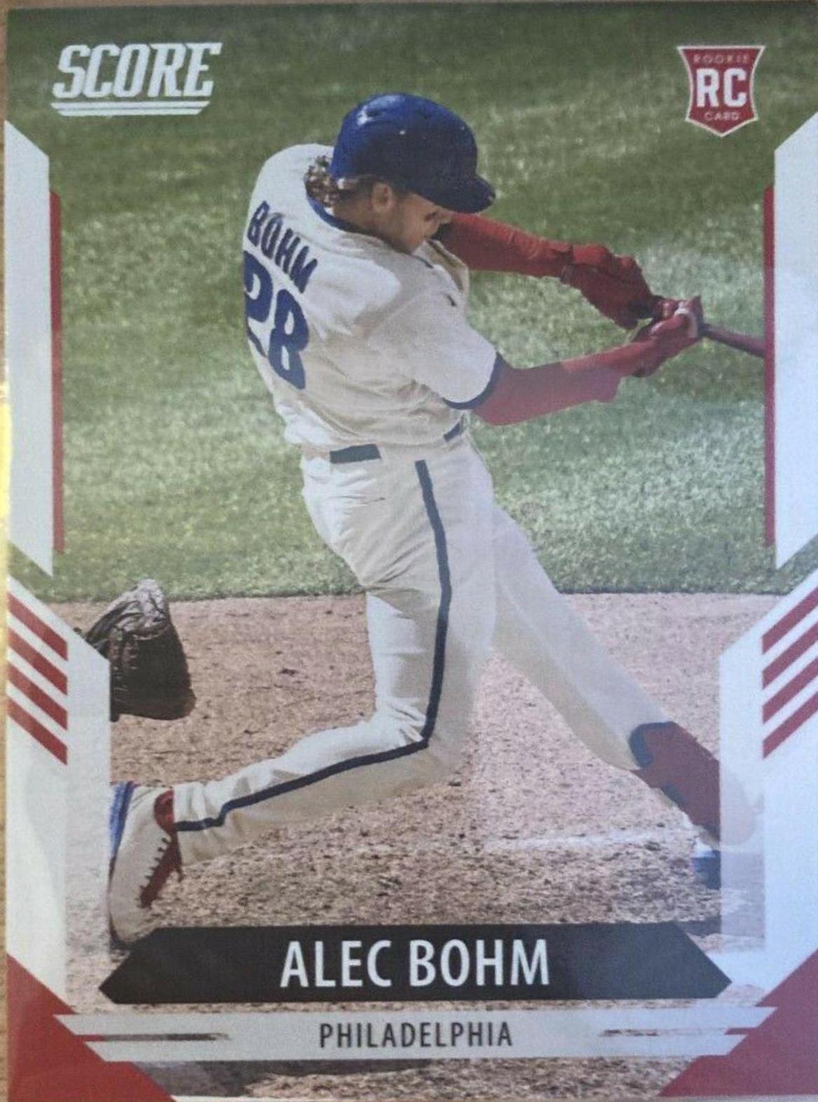 Alec Bohm #6 Baseball Cards 2021 Panini Chronicles Score