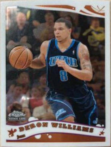 Deron Williams #200 Basketball Cards 2005 Topps Chrome