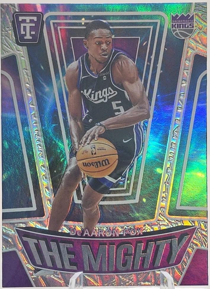 De'Aaron Fox #14 Basketball Cards 2024 Panini Totally Certified The Mighty