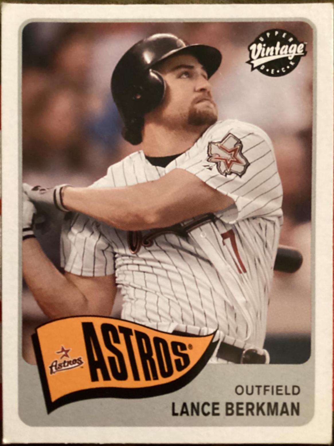 Lance Berkman #12 Baseball Cards 2003 Upper Deck Vintage