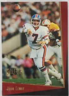 John Elway #34 Football Cards 1993 Panini Select