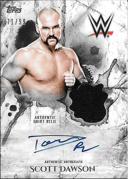 Scott Dawson #UAR-SD Wrestling Cards 2018 Topps WWE Undisputed Autograph Relic