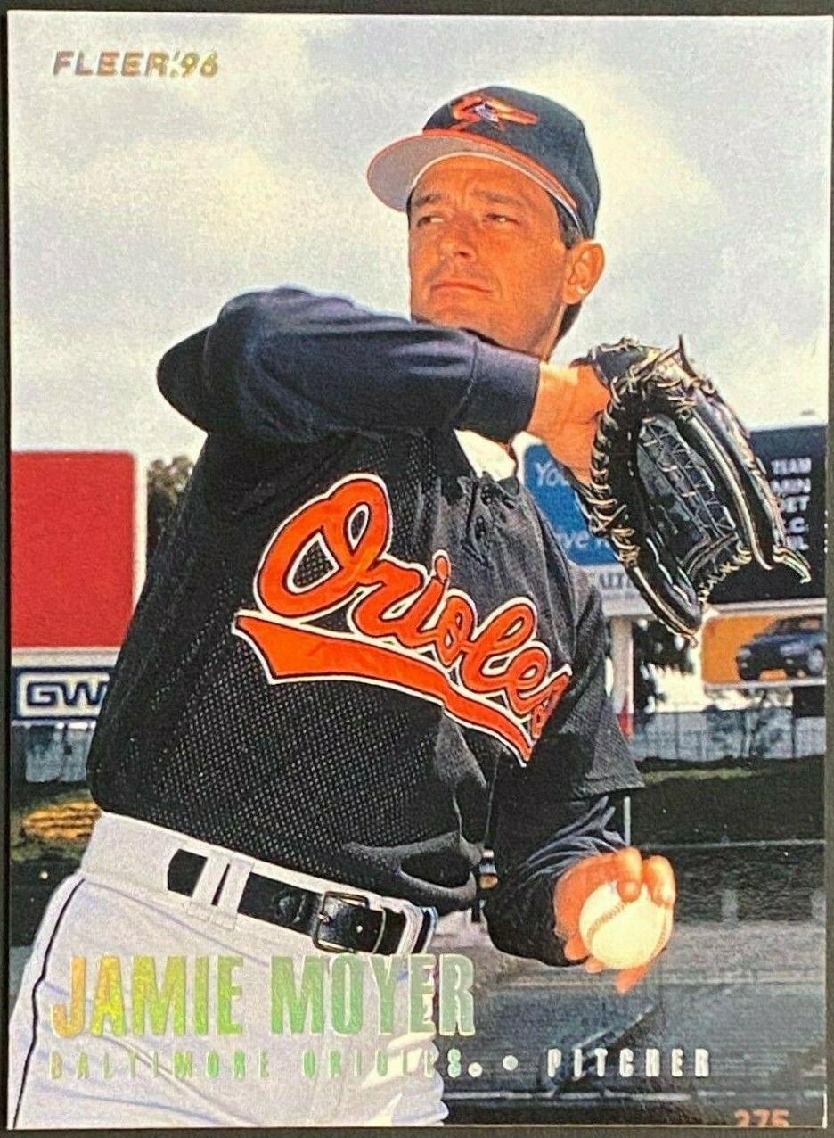Jamie Moyer #16 Baseball Cards 1996 Fleer Tiffany