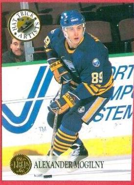 Alexander Mogilny #2 Hockey Cards 1993 Leaf Hat Trick Artists