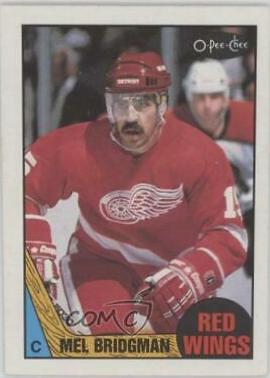 Mel Bridgman #17 Hockey Cards 1987 O-Pee-Chee