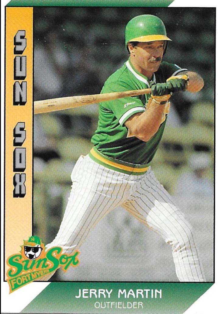 Jerry Martin #14 Baseball Cards 1991 Pacific Senior League