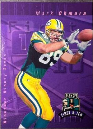 Mark Chmura #89 Football Cards 1997 Playoff 1st & 10