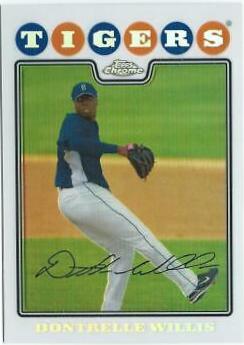 Dontrelle Willis #13 Baseball Cards 2008 Topps Chrome