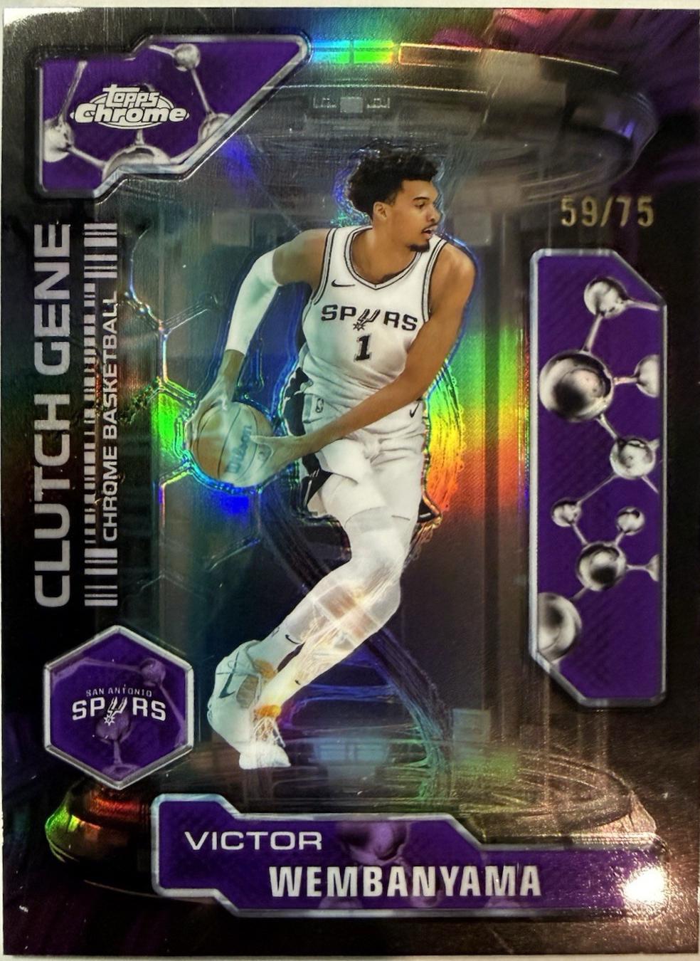 Victor Wembanyama [Refractor Purple] #CG-17 Prices | 2025 Topps