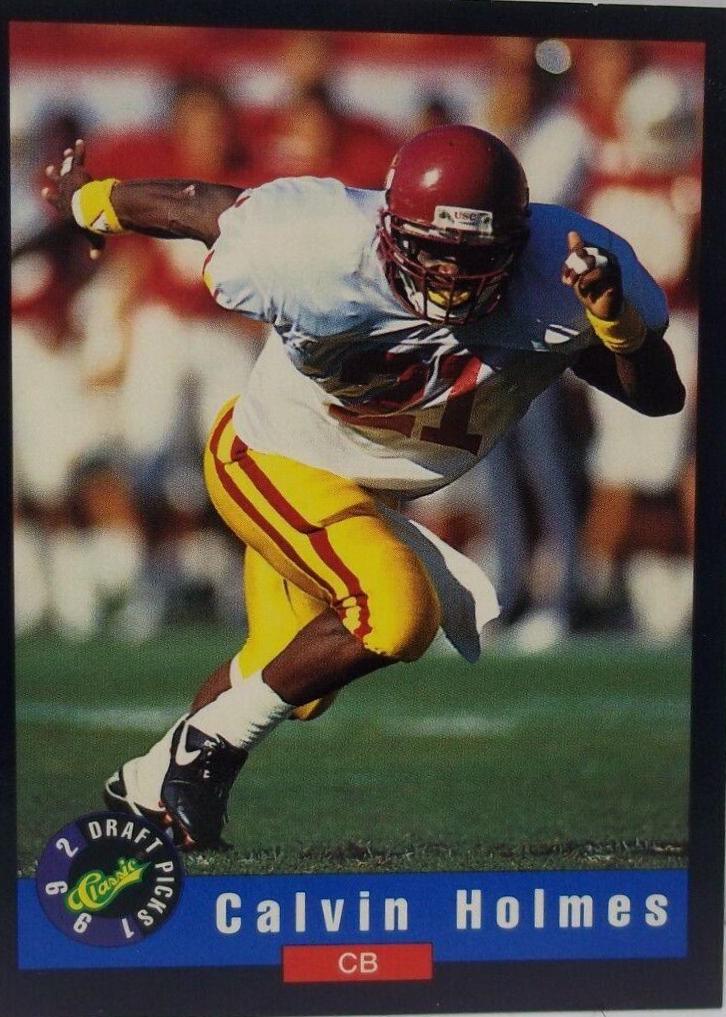 Calvin Holmes #89 1992 Classic Draft Picks Football