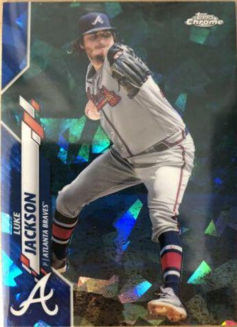 Luke Jackson #215 2020 Topps Chrome Sapphire Baseball