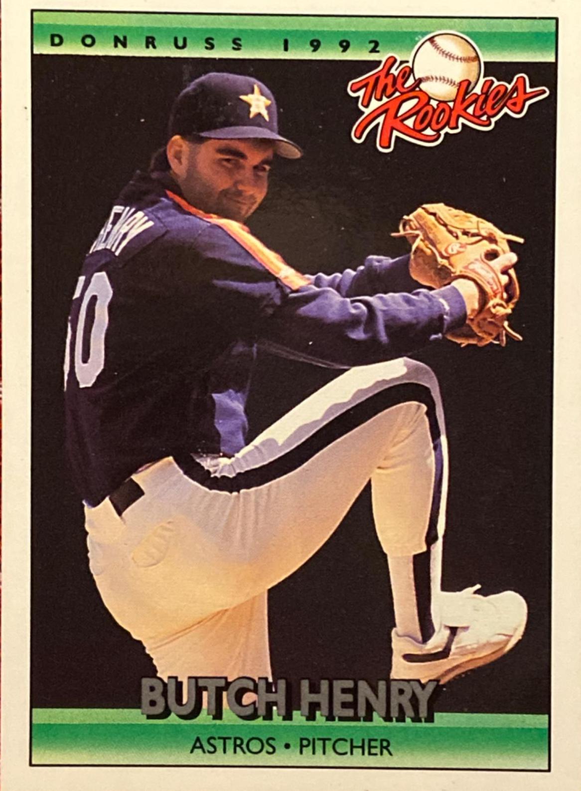 Butch Henry #51 Baseball Cards 1992 Panini Donruss Rookies