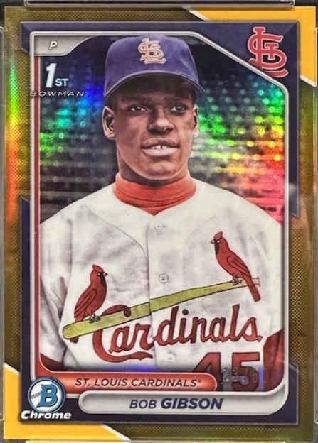 Bob Gibson #BCP-152 2024 Bowman Chrome Prospects Baseball