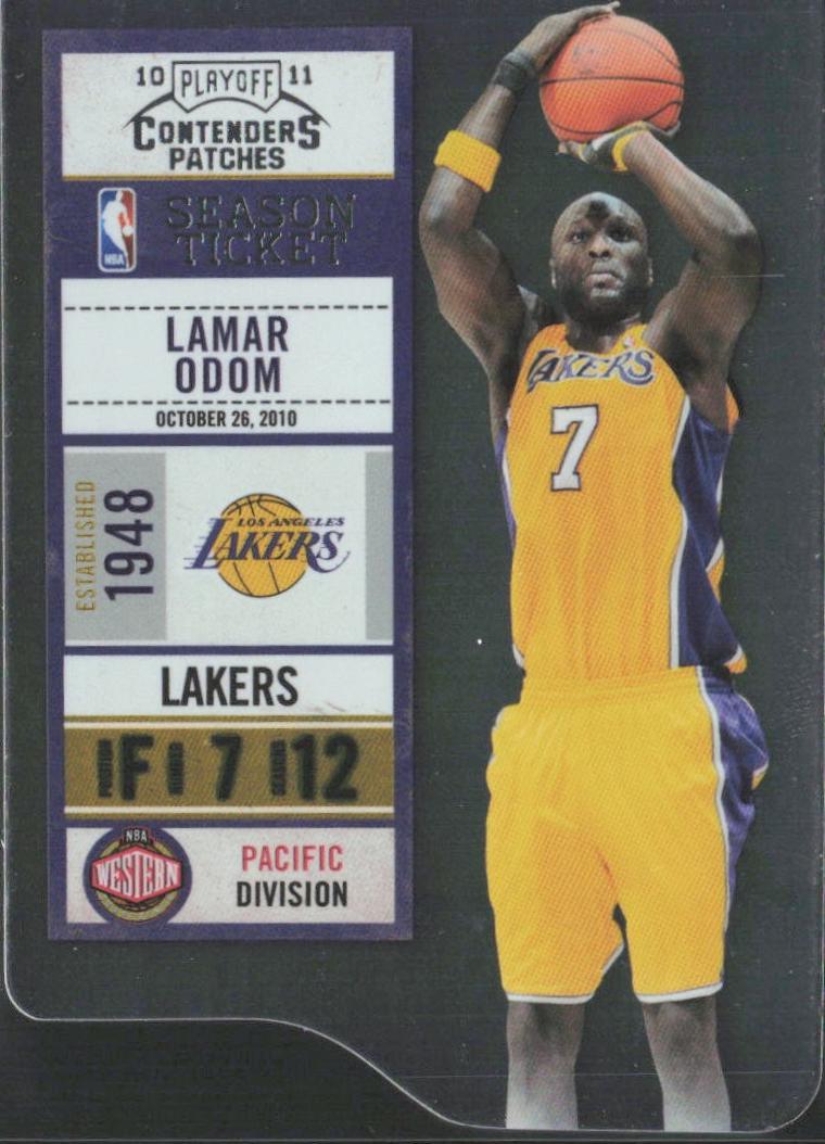 Lamar Odom [Die Cut Silver] #4