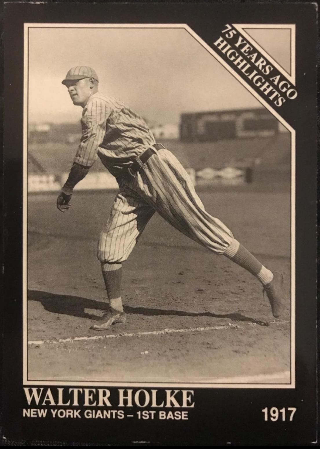 Walter Holke #491 Baseball Cards 1994 The Sportin News Conlon Collection