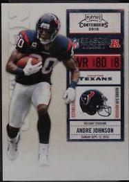 Andre Johnson #37 Football Cards 2010 Playoff Contenders
